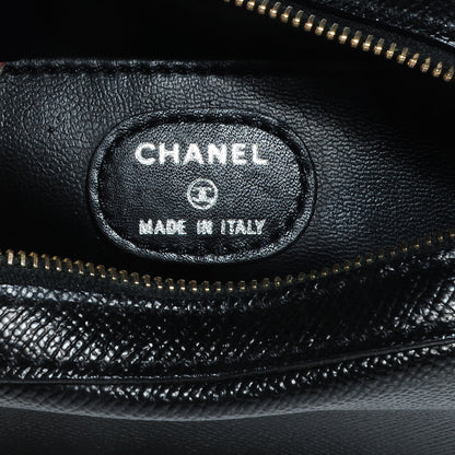 Chanel Grained Calfskin Vanity Cosmetic Case Black 5 of 7