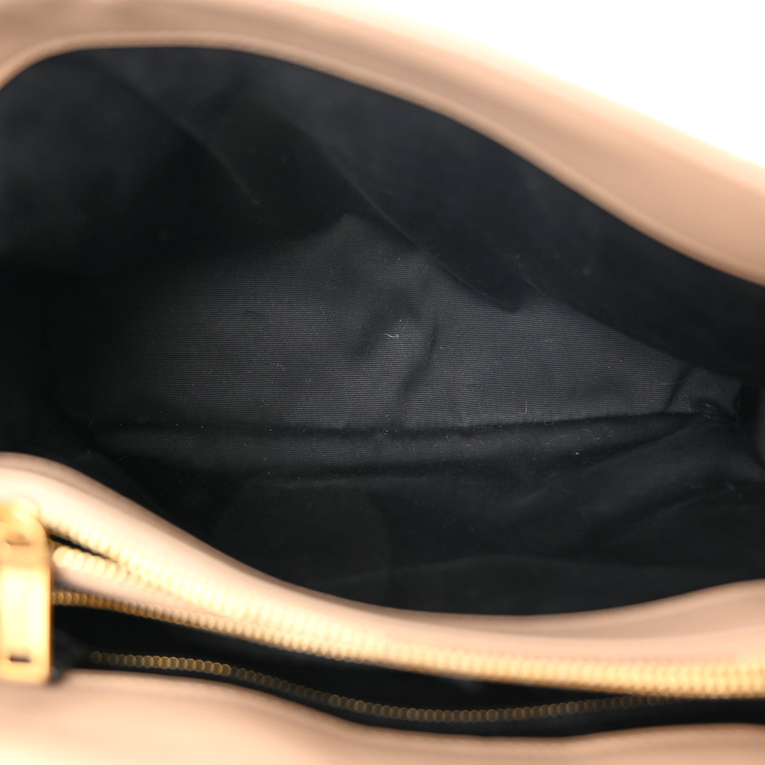 Saint Laurent Calfskin Y Quilted Monogram Medium Loulou Chain Satchel Dark Beige 5 of 10