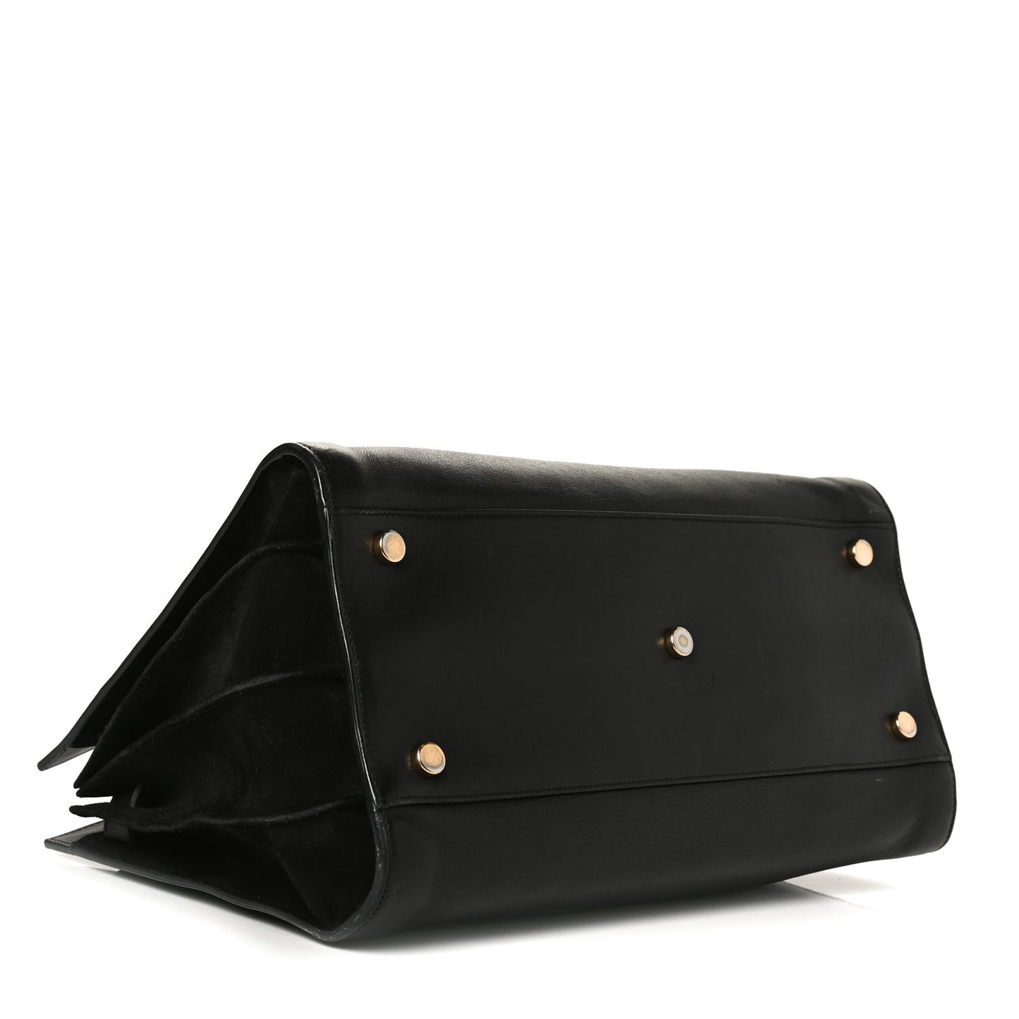 Calfskin Small Sac De Jour Black