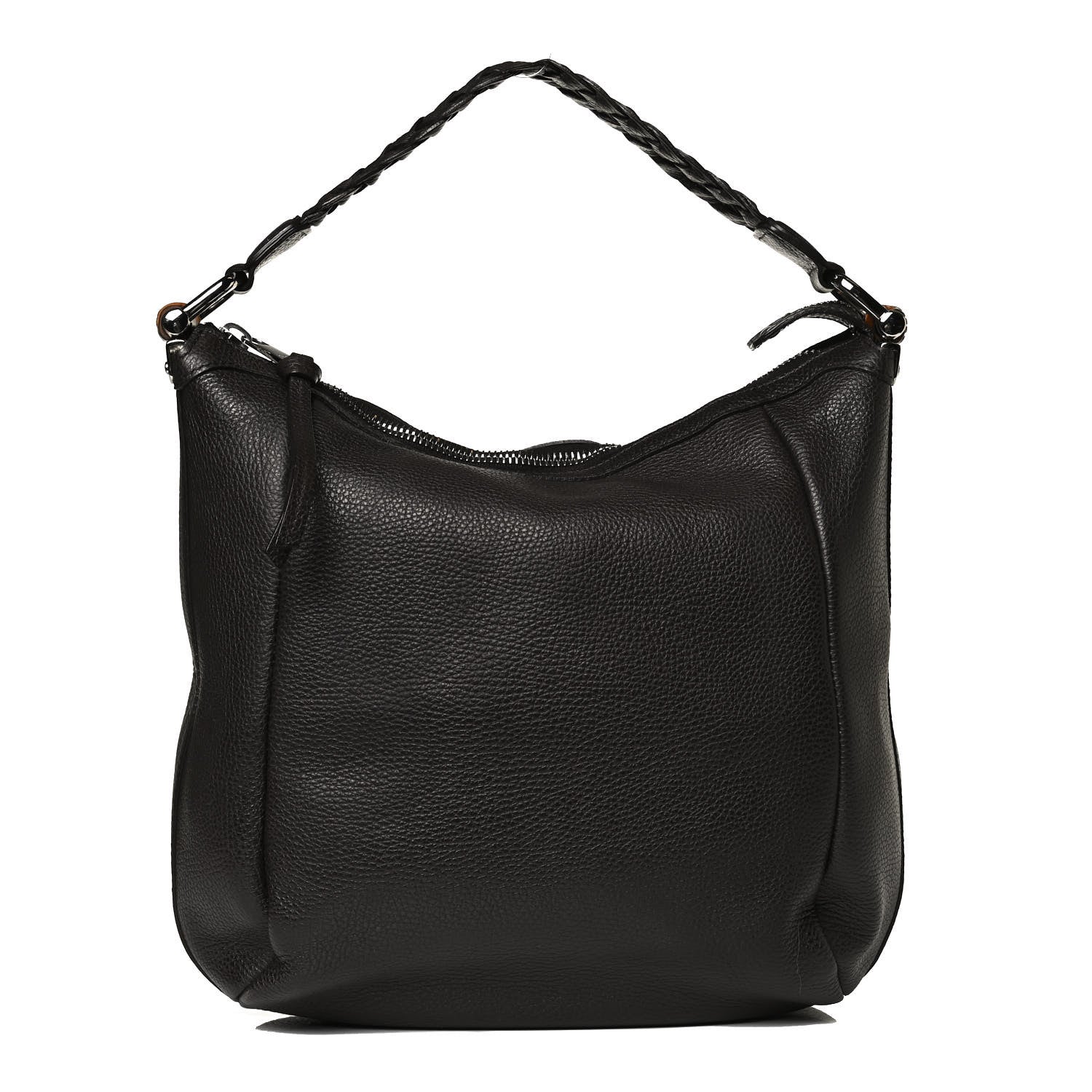 Gucci Grained Calfskin Bamboo Bar Hobo Dark Brown 2 of 37