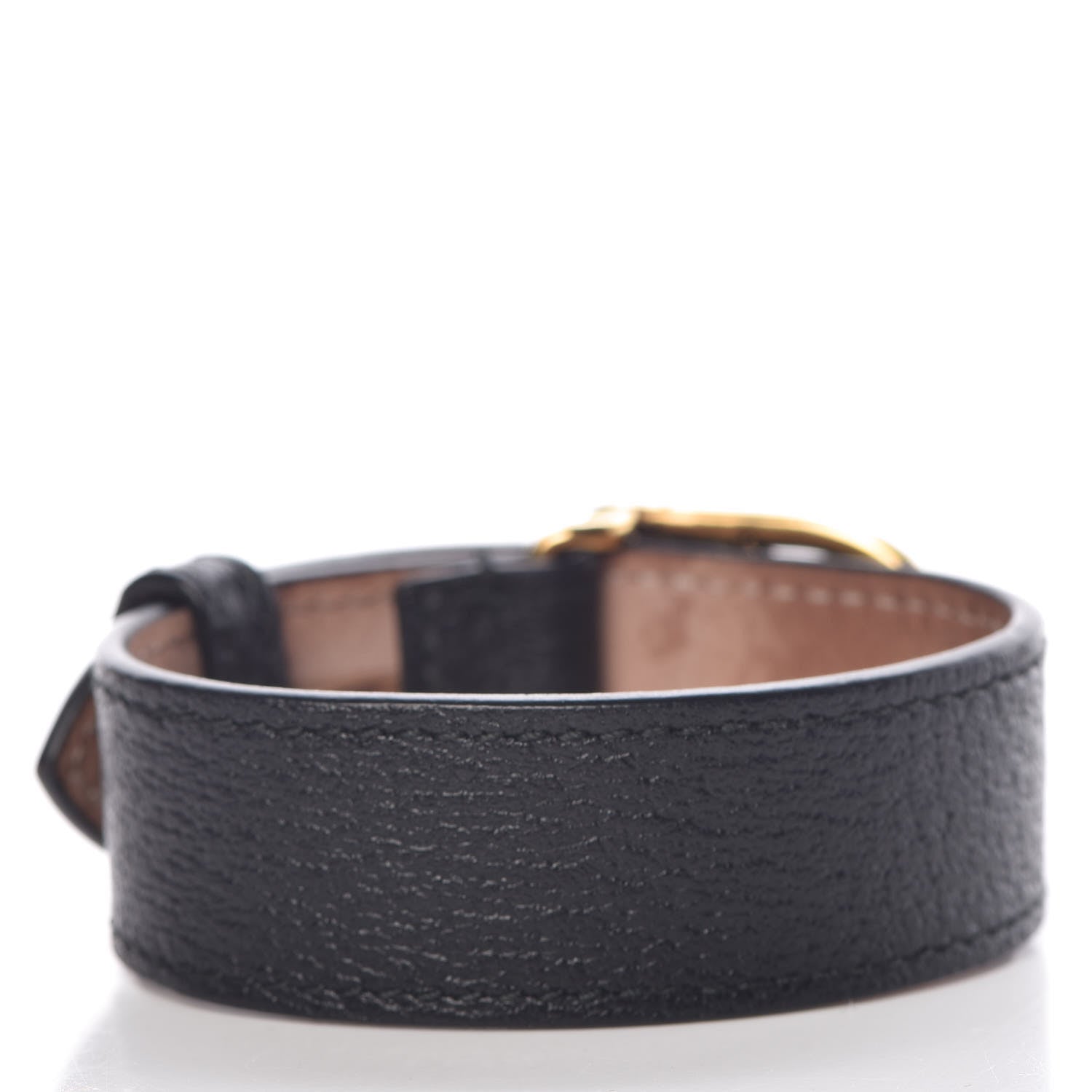 Gucci Calfskin Marmont Double G Bracelet Black 3 of 8