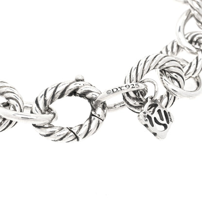 David Yurman Sterling Silver 10mm Medium Oval Link Bracelet 3 of 3