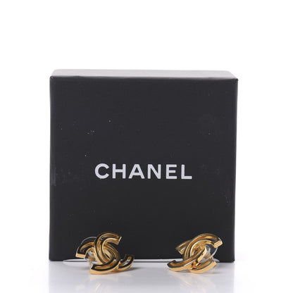 Chanel Metal Obazine CC Earrings Gold 6 of 6