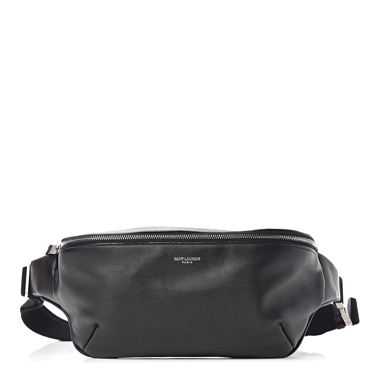 Saint Laurent Calfskin Belt Bag Black 1 of 9