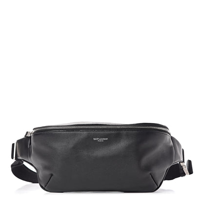 Saint Laurent Calfskin Belt Bag Black 1 of 9