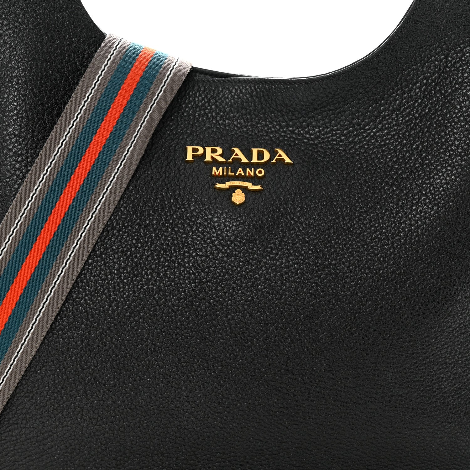 Prada Vitello Daino Hobo Black 8 of 12