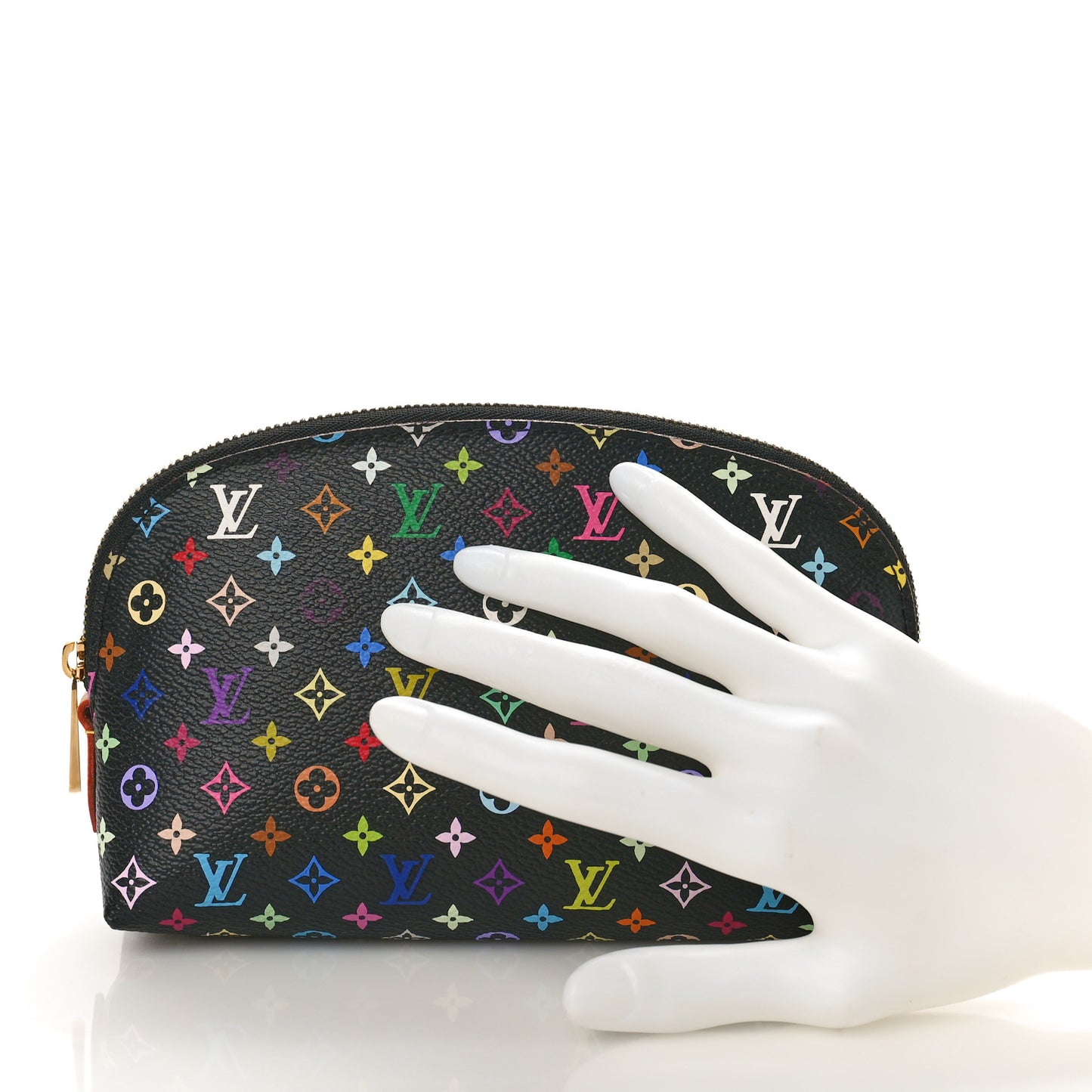 Monogram Multicolor Cosmetic Pouch Black Grenade