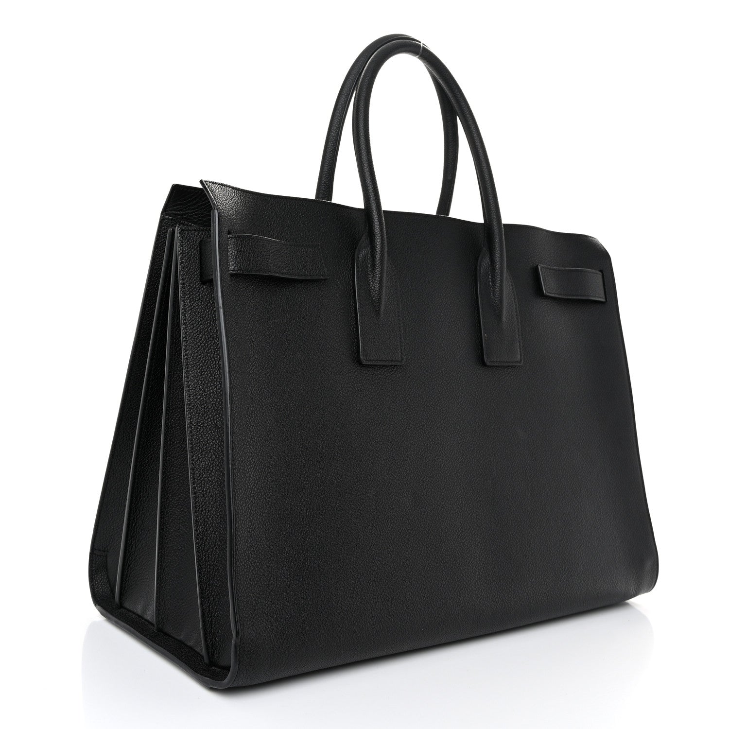 Saint Laurent Calfskin Large Sac de Jour Carryall Black 3 of 12