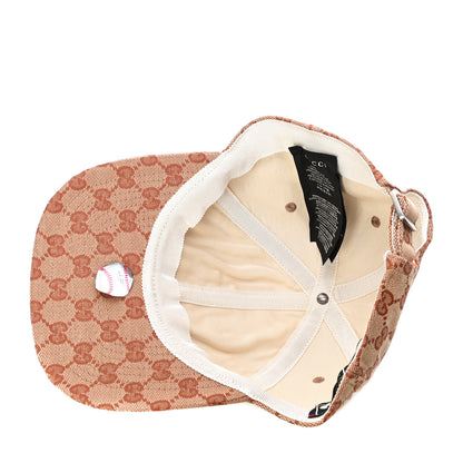 Gucci X MLB Monogram LA Dodgers Baseball Hat 57-61 Beige Ruggine 5 of 8