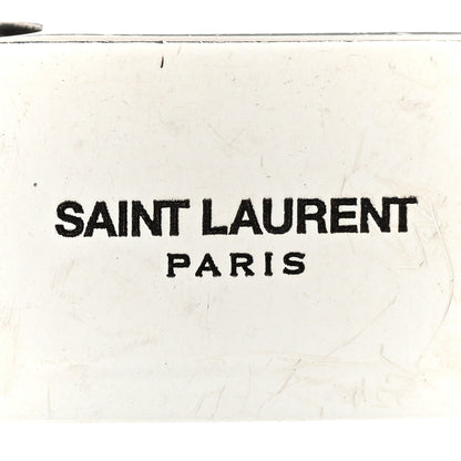 Saint Laurent Metal Curb Chain Bracelet Oxidized Silver 4 of 5