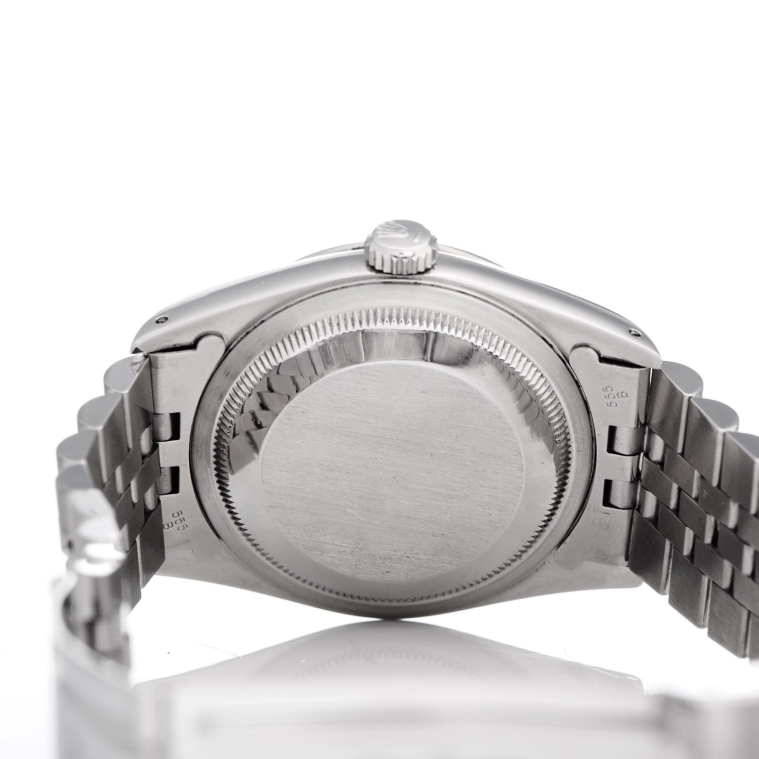 Rolex Stainless Steel 18K White Gold 36mm Oyster Perpetual Datejust Watch Silver 16234 5 of 7