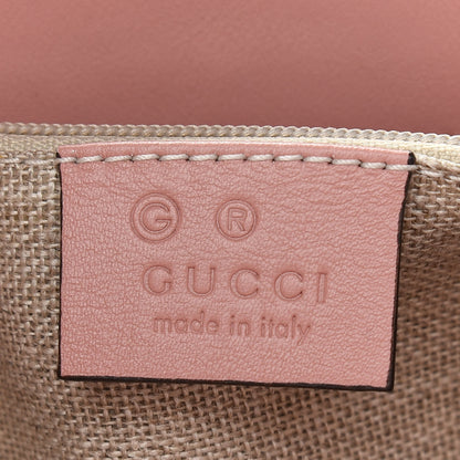 Gucci Microguccissima Bree Zippered Tote Soft Pink 6 of 10