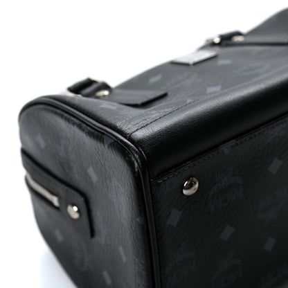 MCM Visetos Small Boston Bag Black 11 of 14