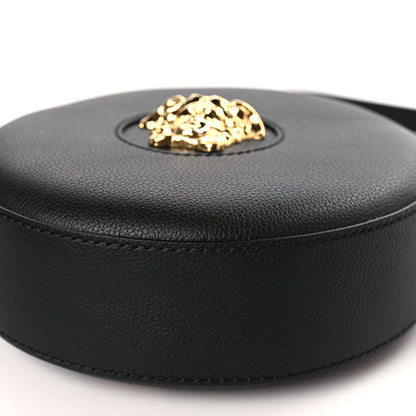Versace Calfskin La Medusa Round Camera Bag Black 8 of 9