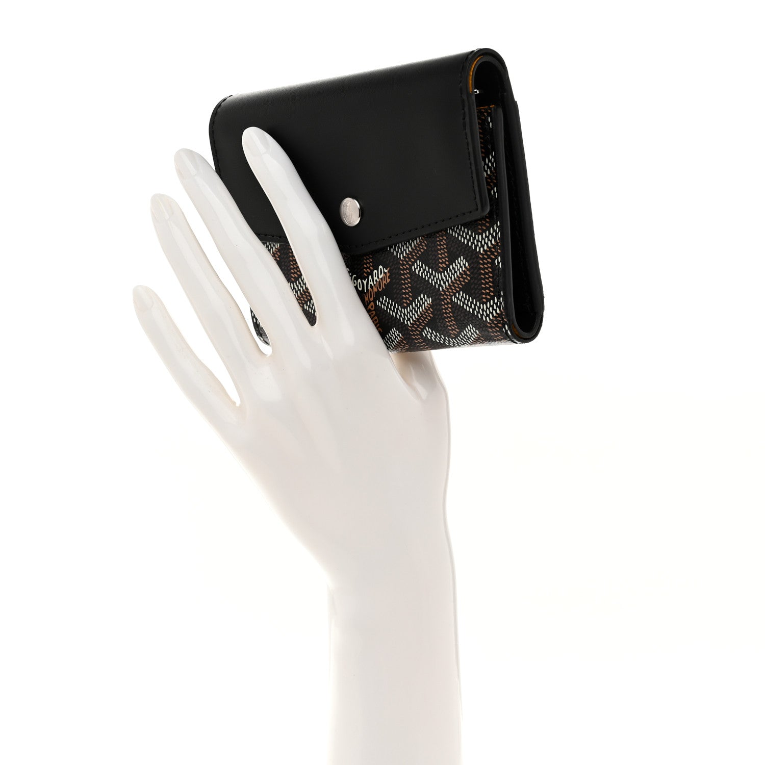 Goyard Goyardine Saint-Gabriel Compact Wallet Black 2 of 7