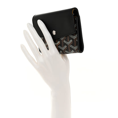 Goyard Goyardine Saint-Gabriel Compact Wallet Black 2 of 7