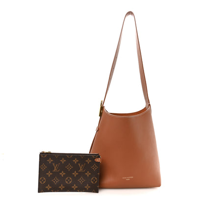 Louis Vuitton Grained Calfskin Low Key Hobo PM Cognac 3 of 11