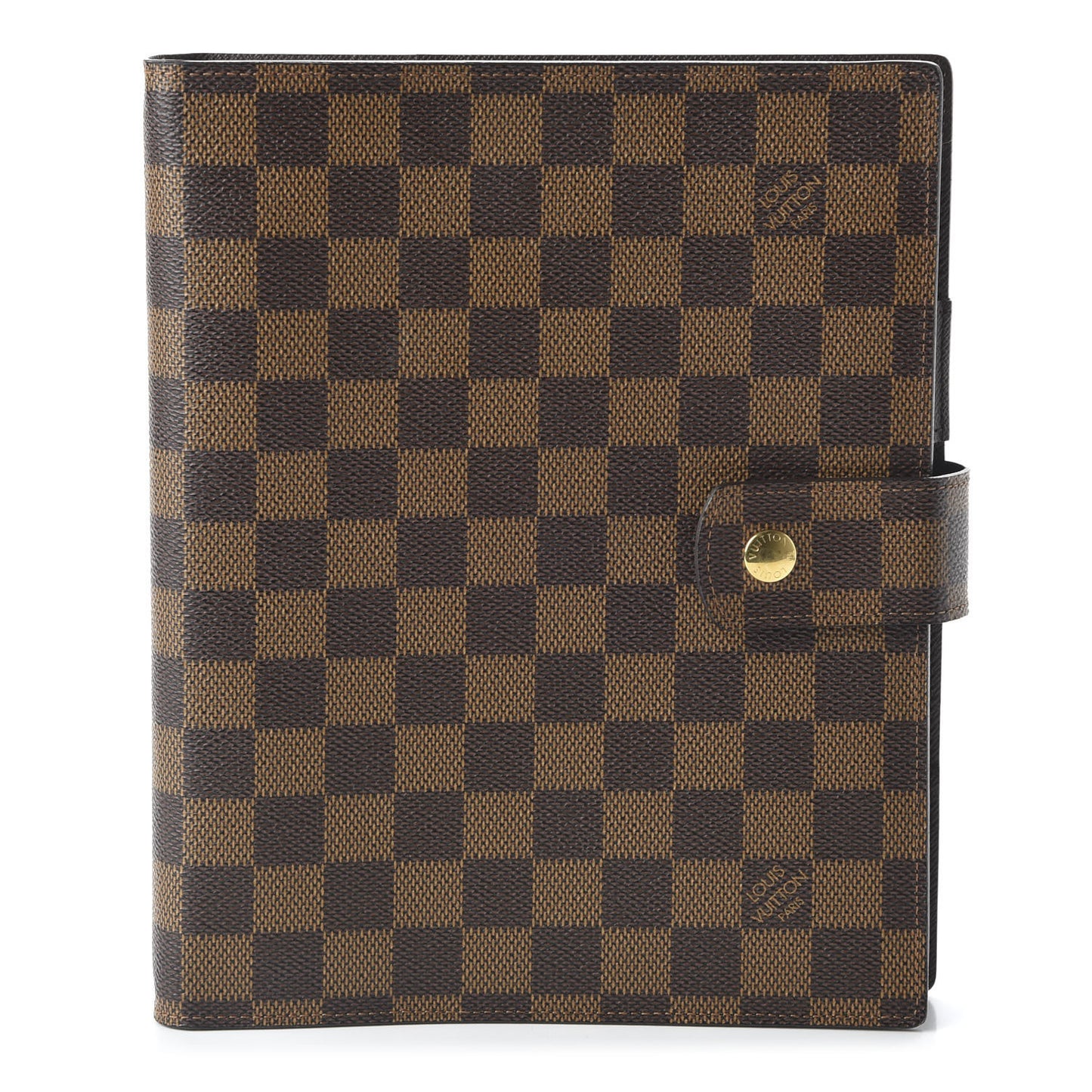 Damier Ebene Large Ring Agenda Cover