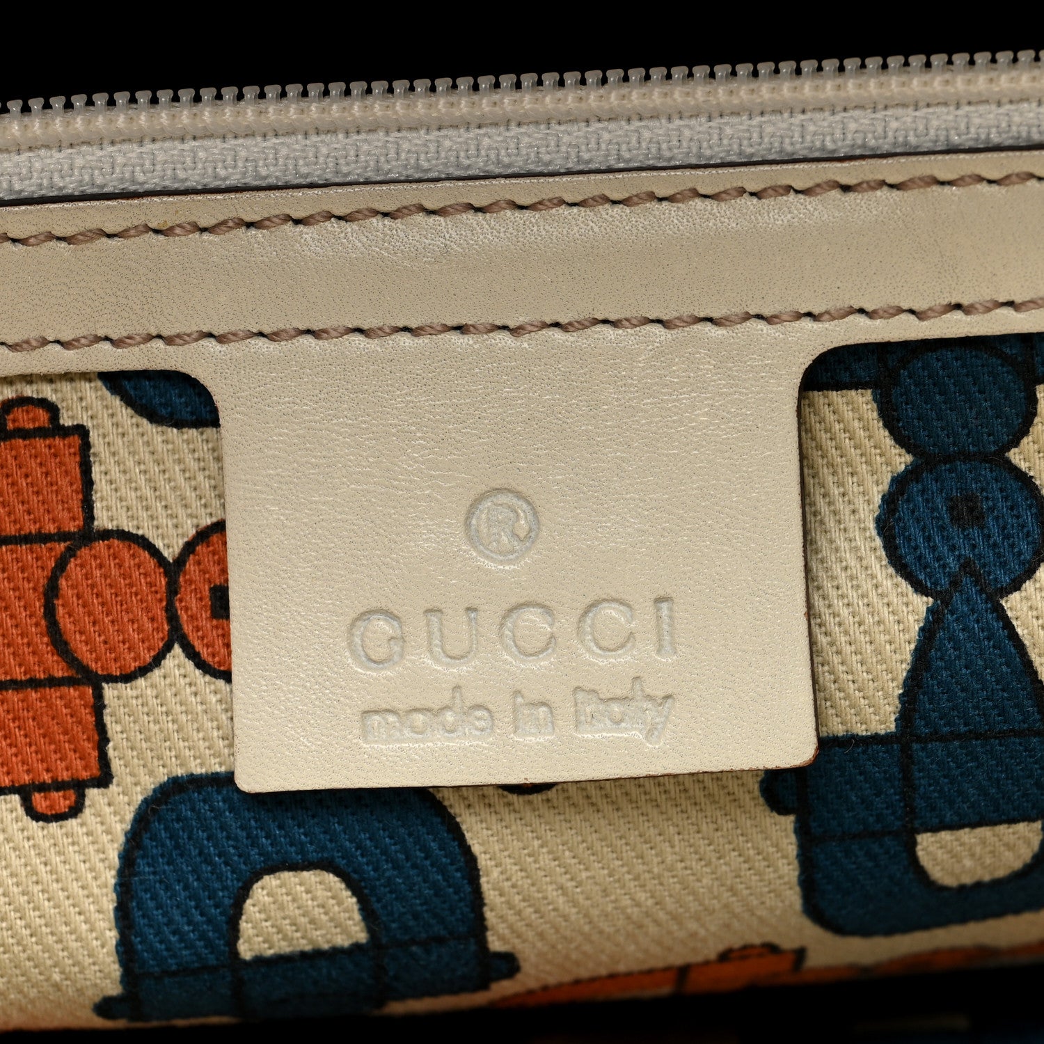 Gucci Guccissima Large Punch Tote Ivory 6 of 10