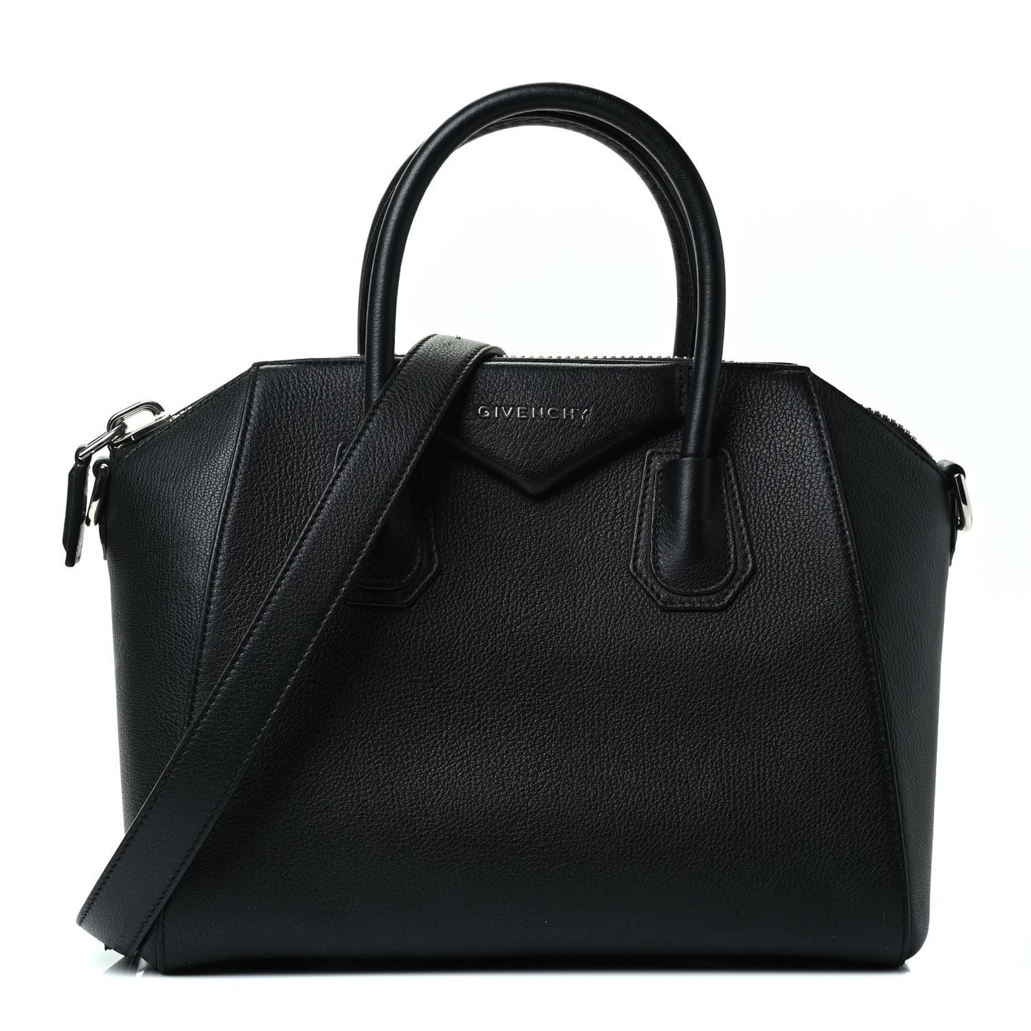 Sugar Goatskin Small Antigona Black