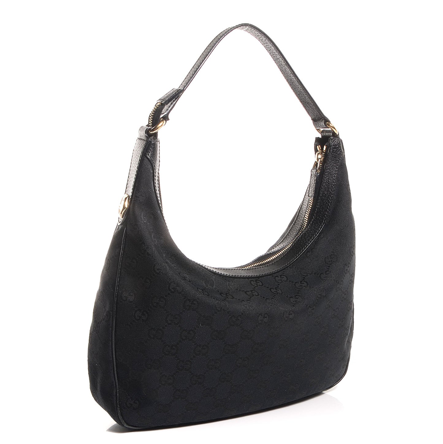 Monogram Small Charmy Hobo Black