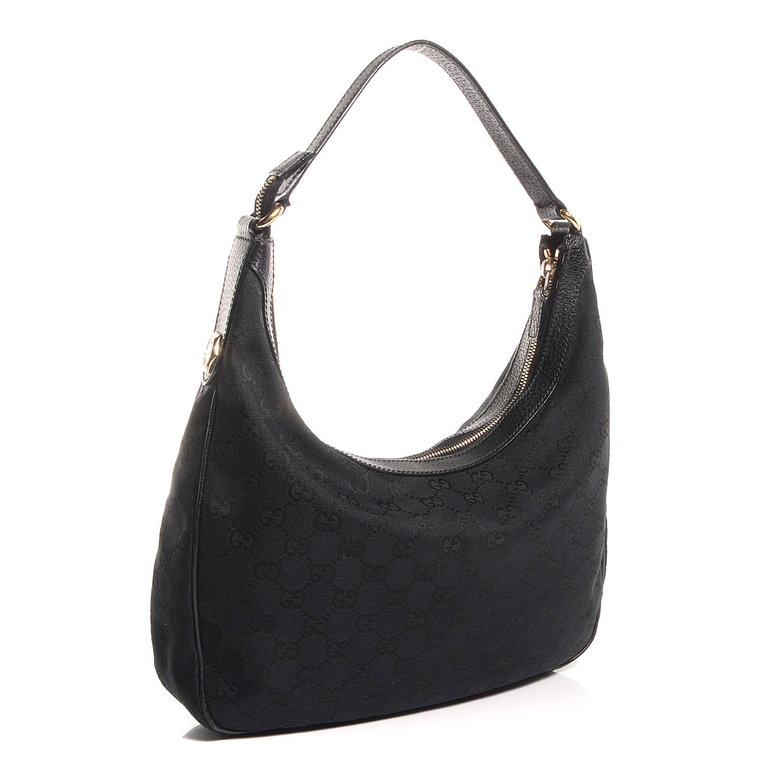 Gucci Monogram Small Charmy Hobo Black 3 of 7