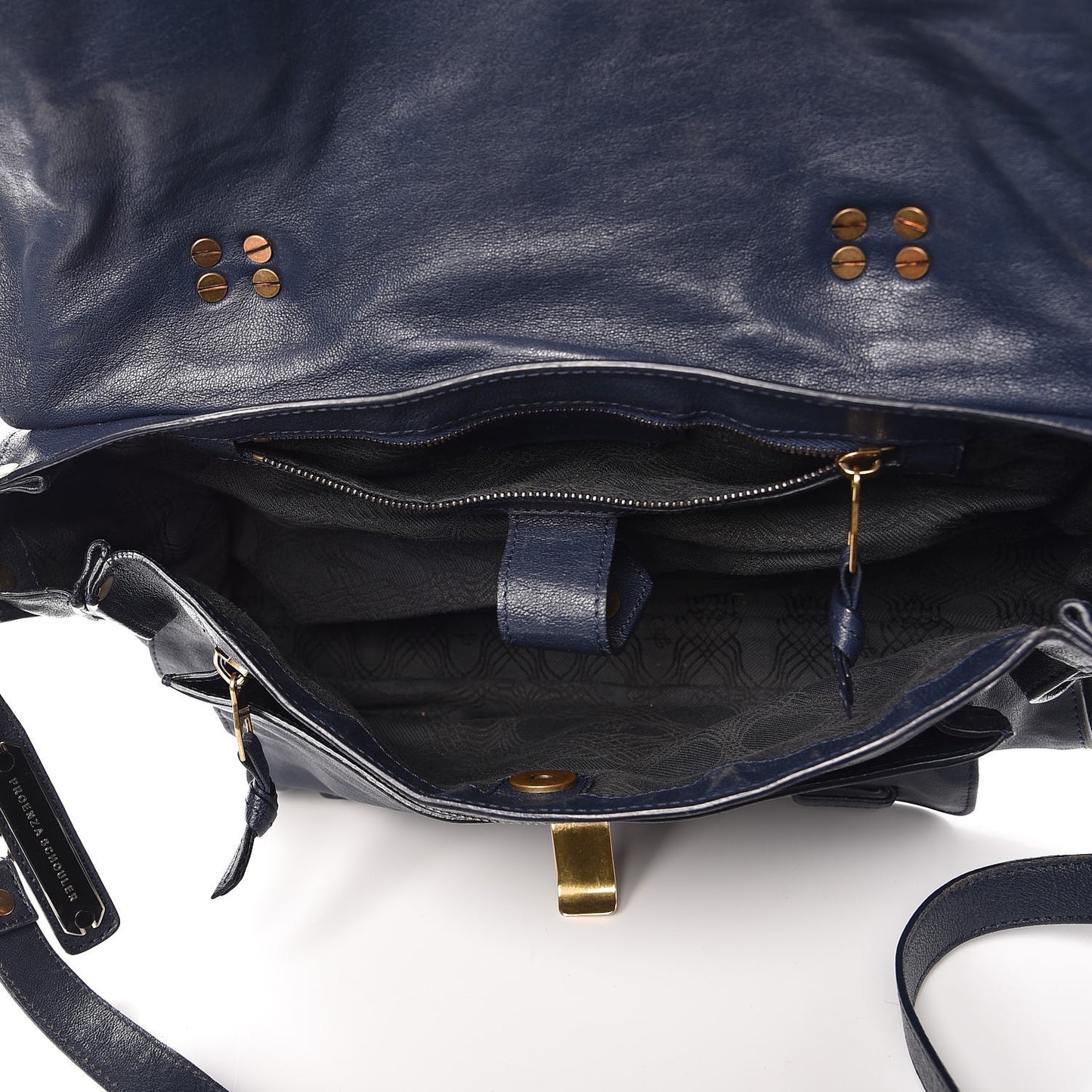 Lambskin Medium PS1 Satchel Midnight