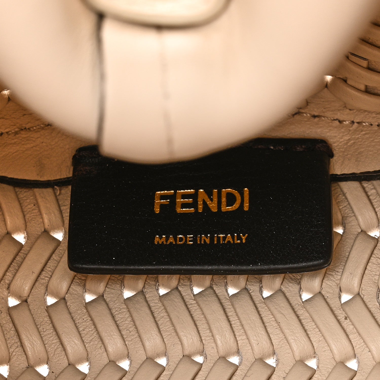 Fendi Vitello Grace Intreccio Nappa Small Fendi First Poudre 6 of 10