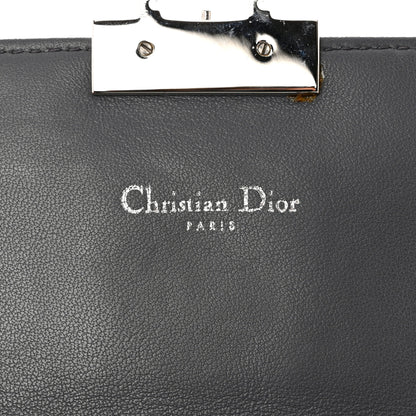 Christian Dior Metallic Calfskin Cannage Miss Dior Promenade Pouch Black 5 of 9