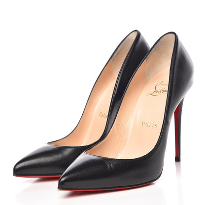 Christian Louboutin Shiny Nappa Pigalle Follies 100 Pumps 36 Black 3 of 9