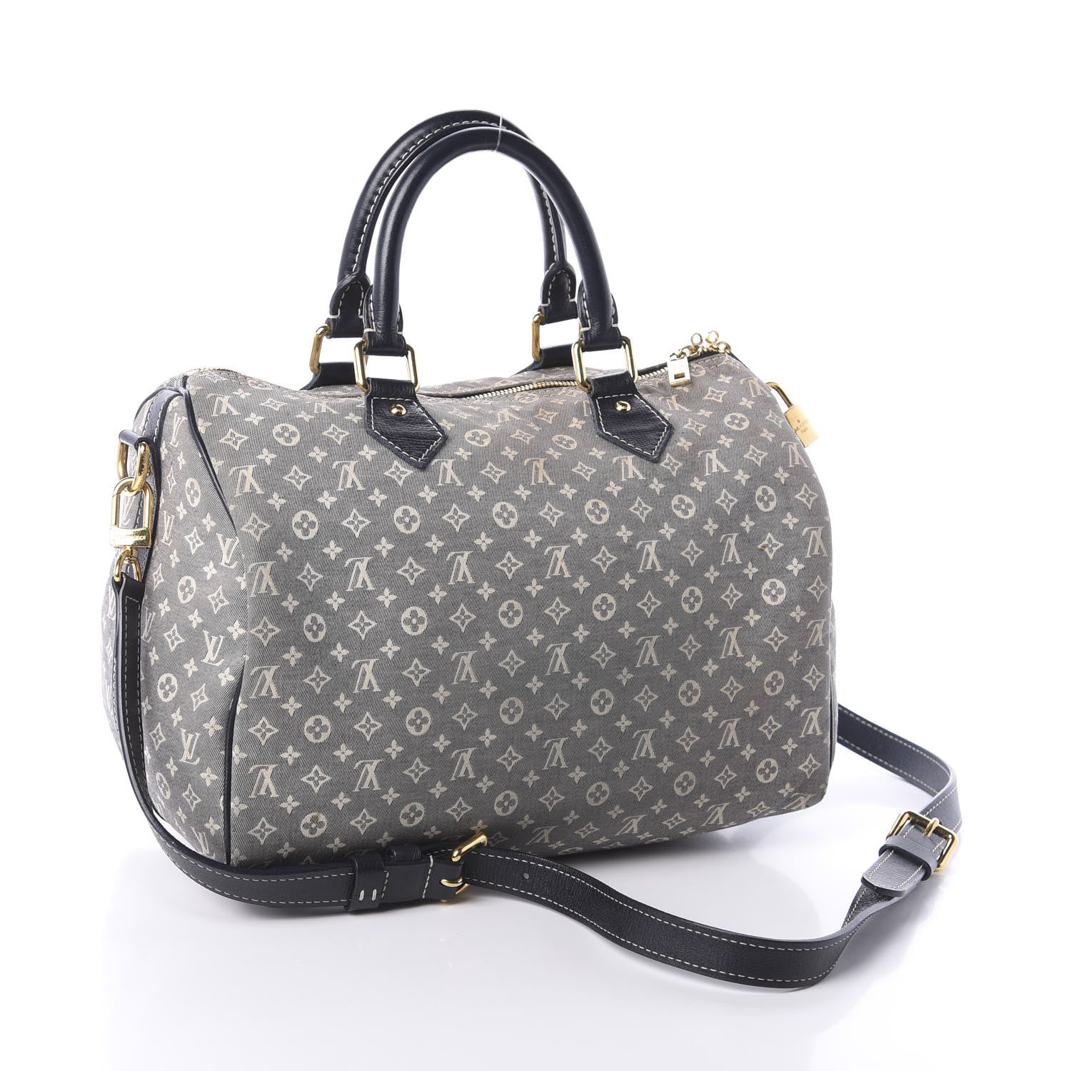 Louis Vuitton Monogram Idylle Speedy Bandouliere 30 Encre 3 of 9