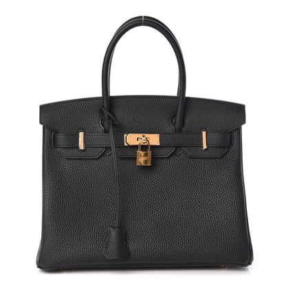 Hermes Togo Birkin 30 Black 1 of 32