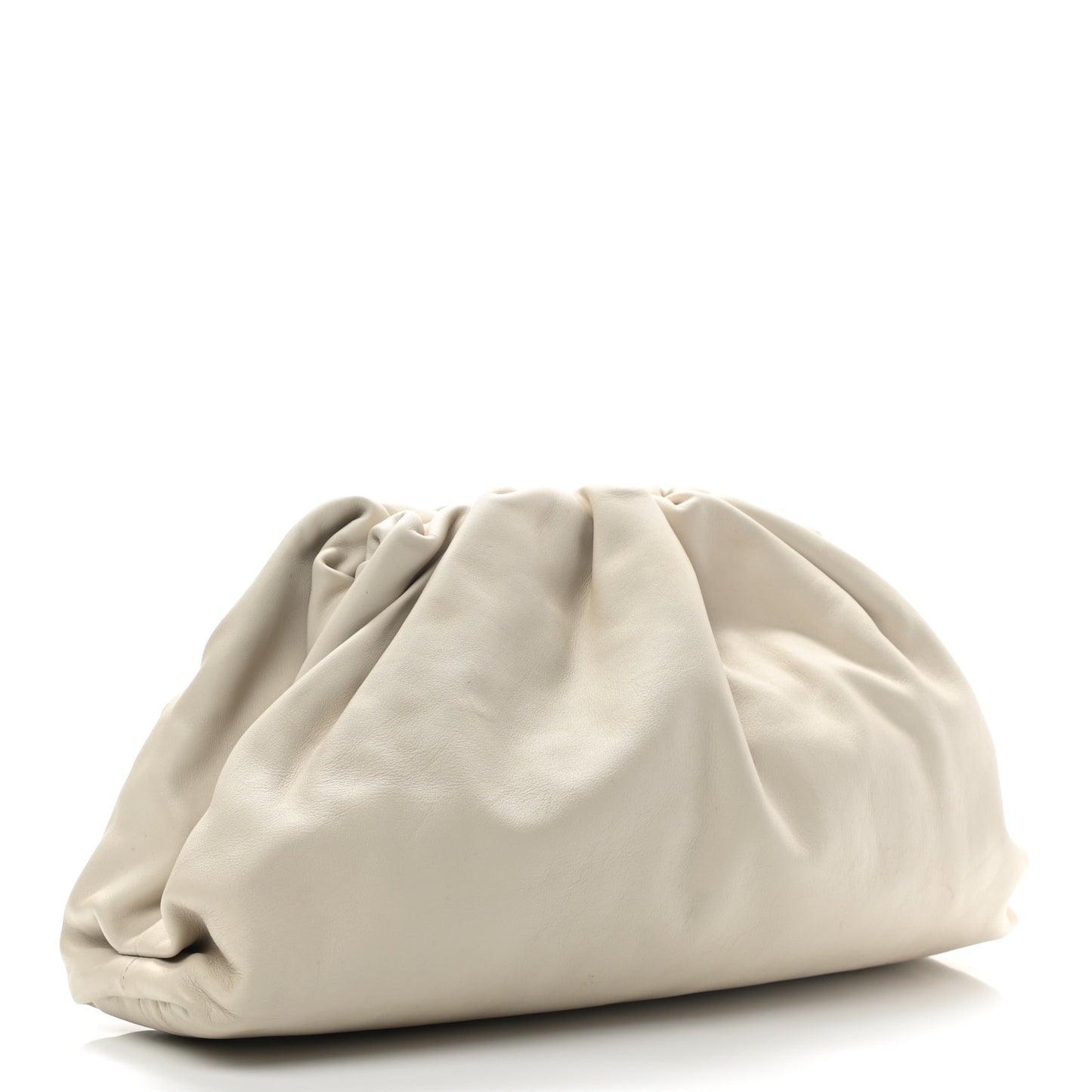 Smooth Butter Calf The Pouch Oversized Clutch Plaster