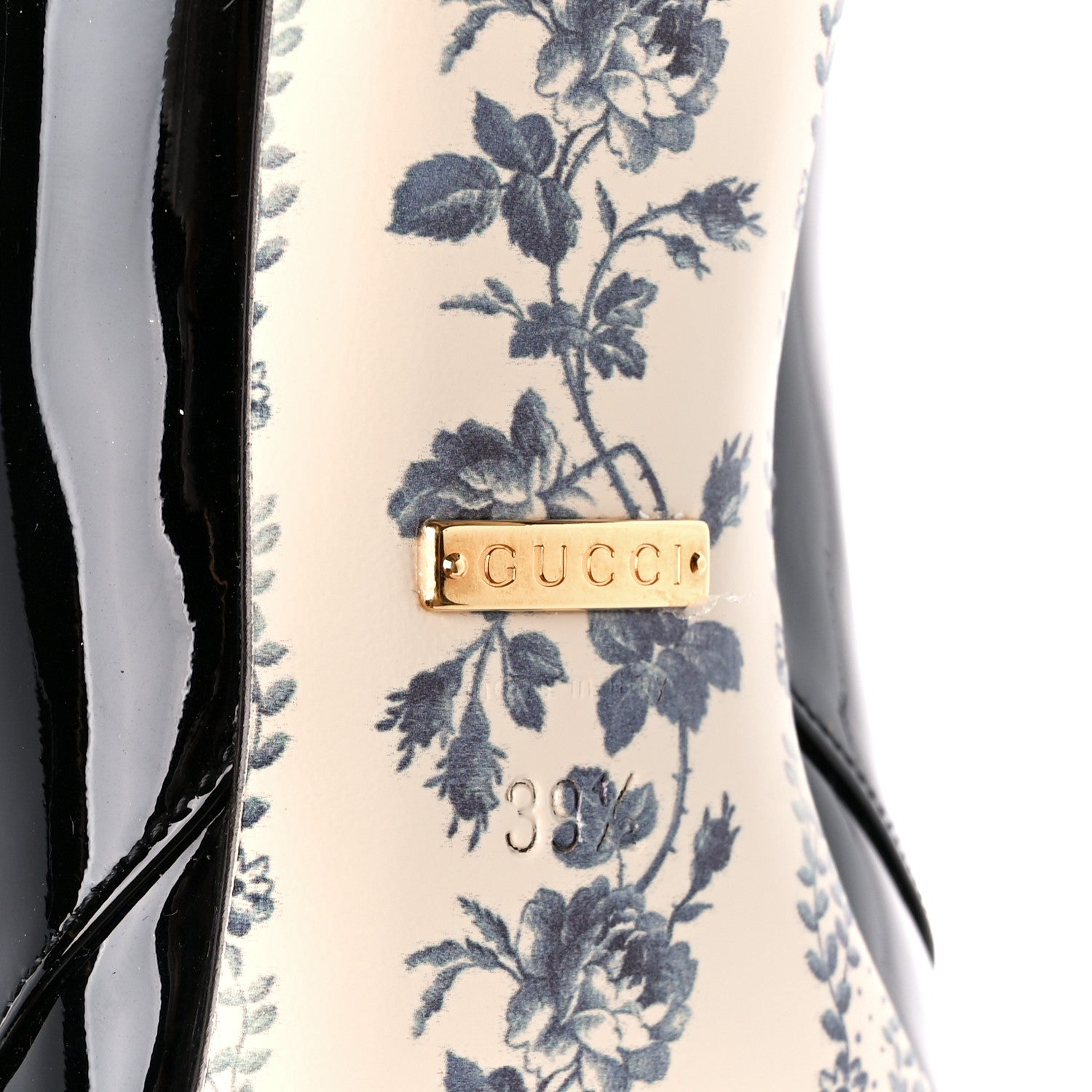 Gucci Vernice GG Victoire 55mm Loafer Pumps 39.5 Black 7 of 10