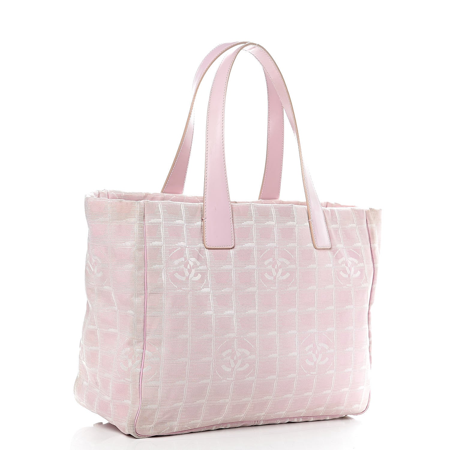 Chanel Nylon Travel Large Tote Pink 3 of 15