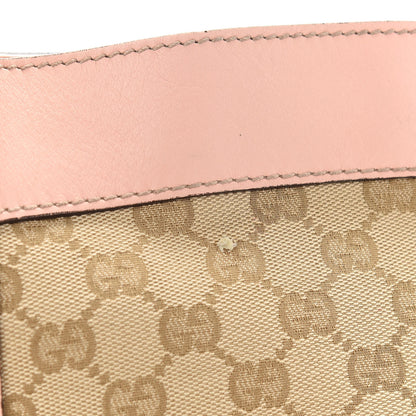 Gucci Monogram Small Gold D Ring Tote Pink 25 of 28