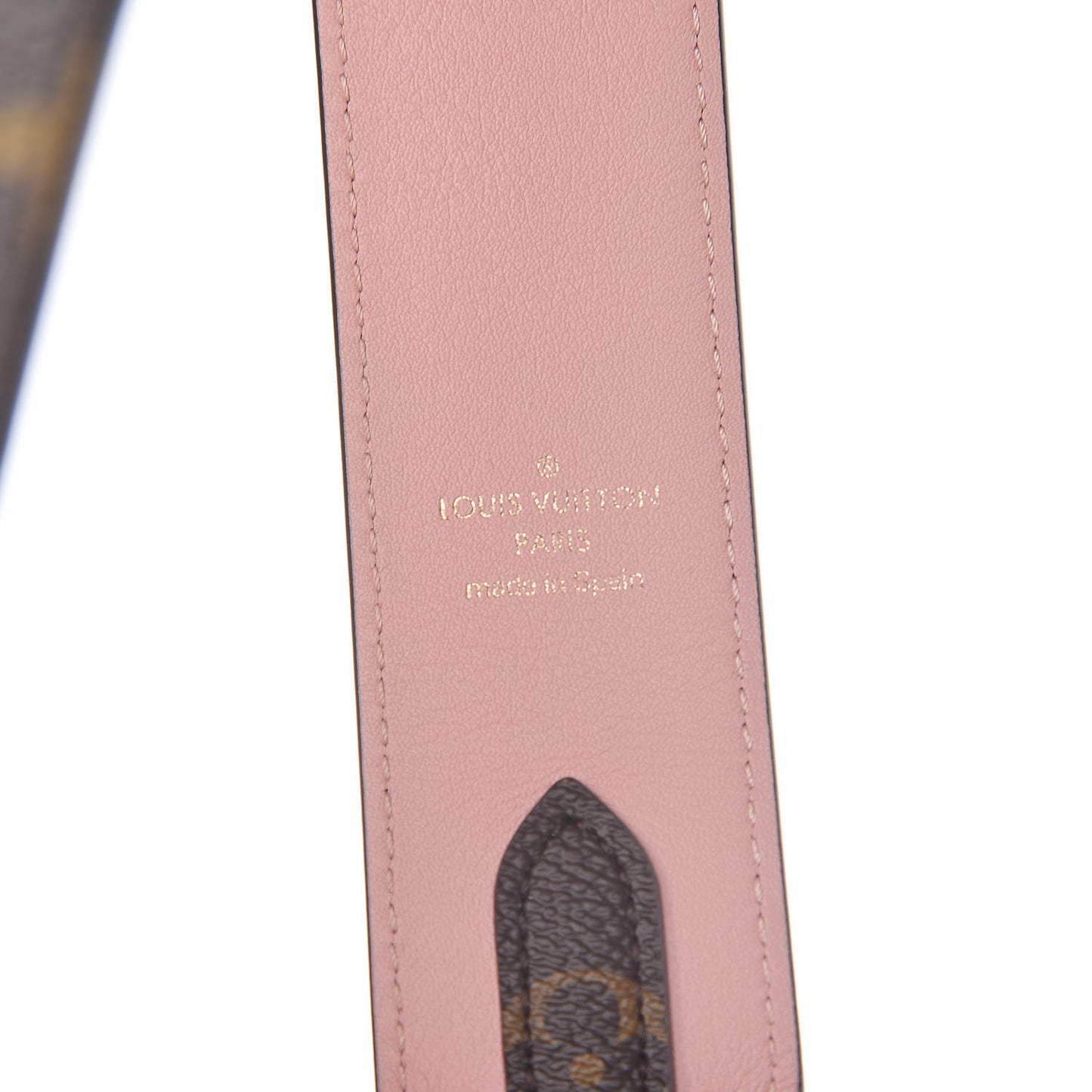 Monogram Bandouliere Shoulder Strap Rose Poudre