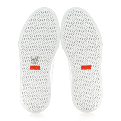Hermes Calfskin Keep Mule Sneakers 37 White 6 of 12