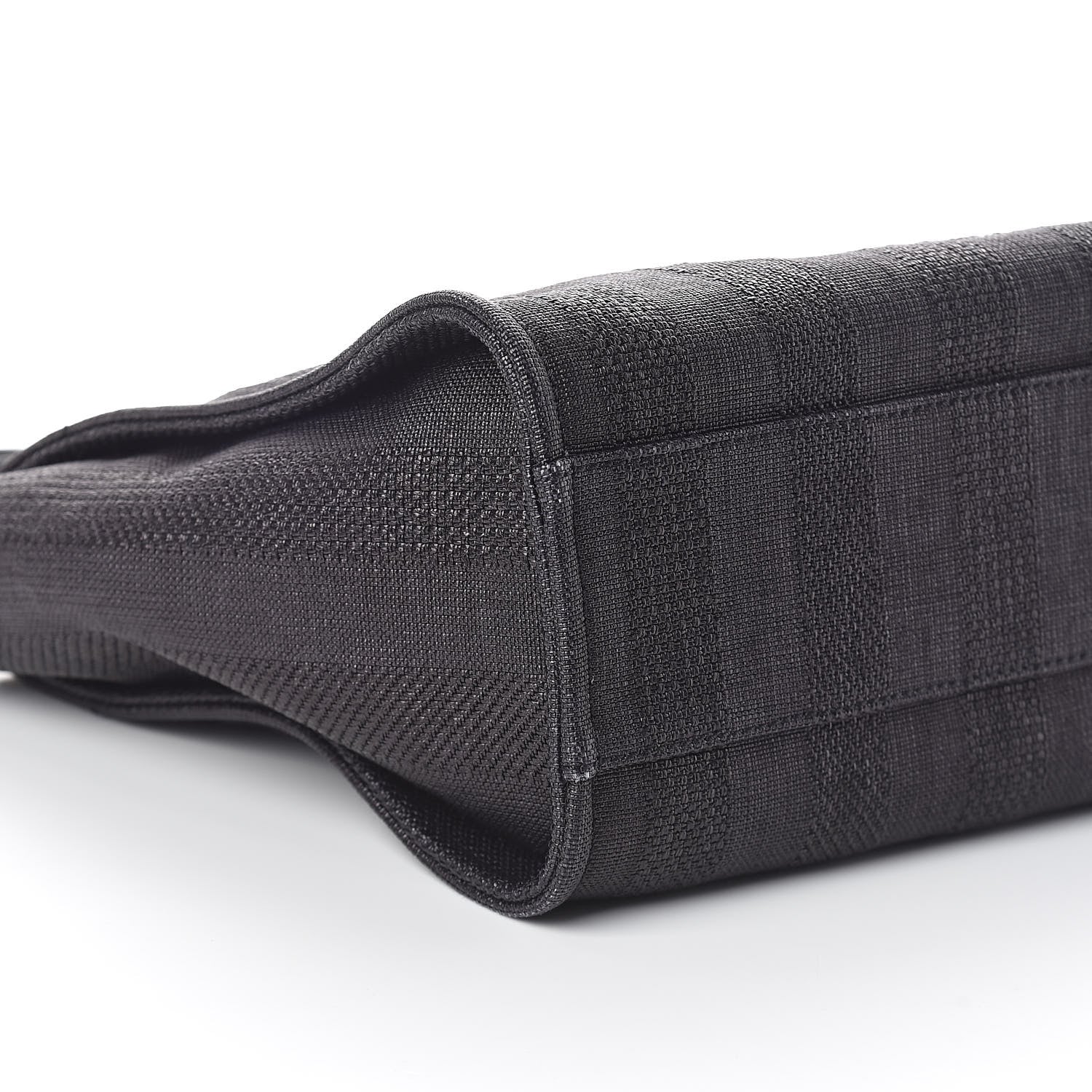 Chanel Mixed Fibers Striped Small Deauville Tote Navy Blue 9 of 11