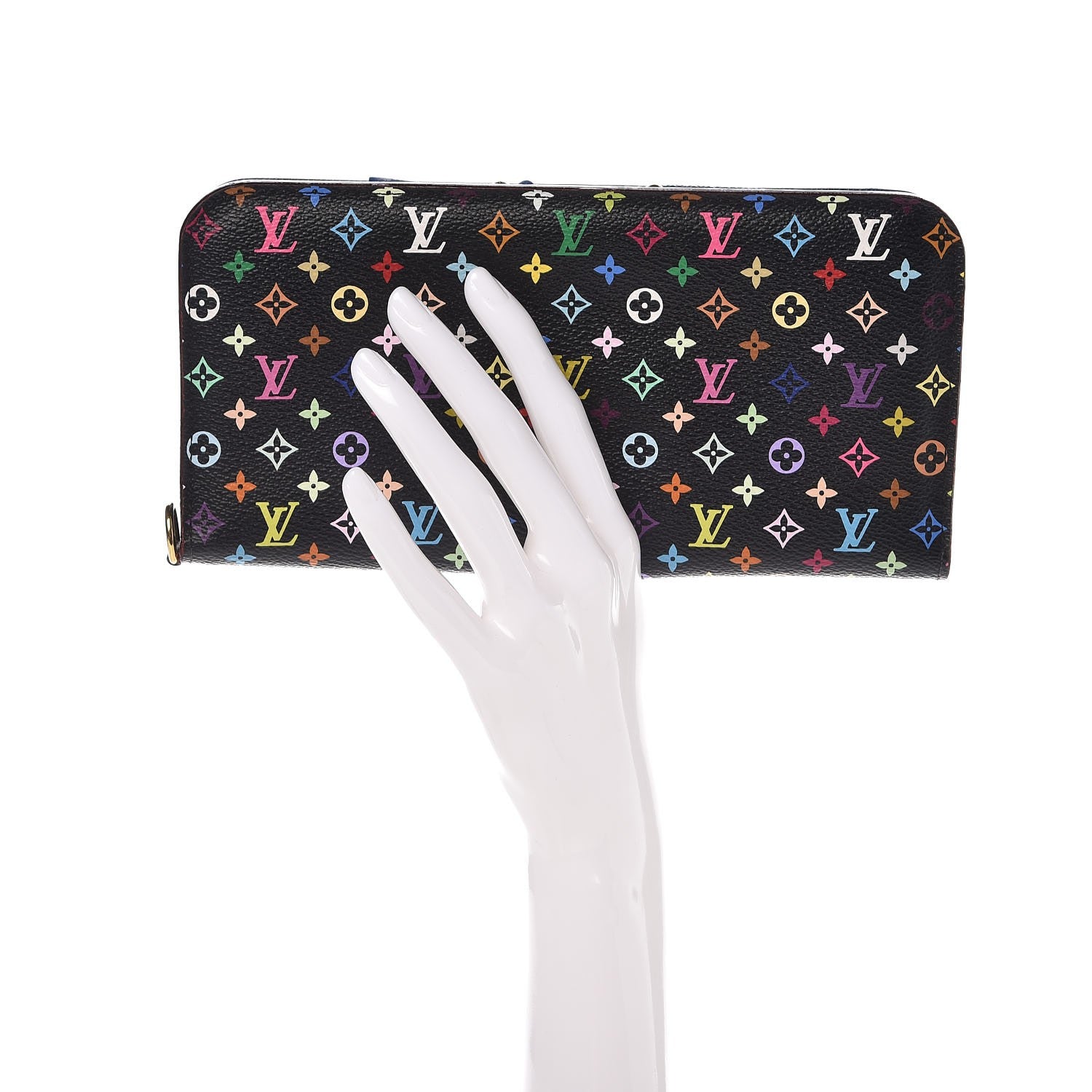 Louis Vuitton Monogram Multicolor Insolite Wallet Black Bleuet 2 of 6