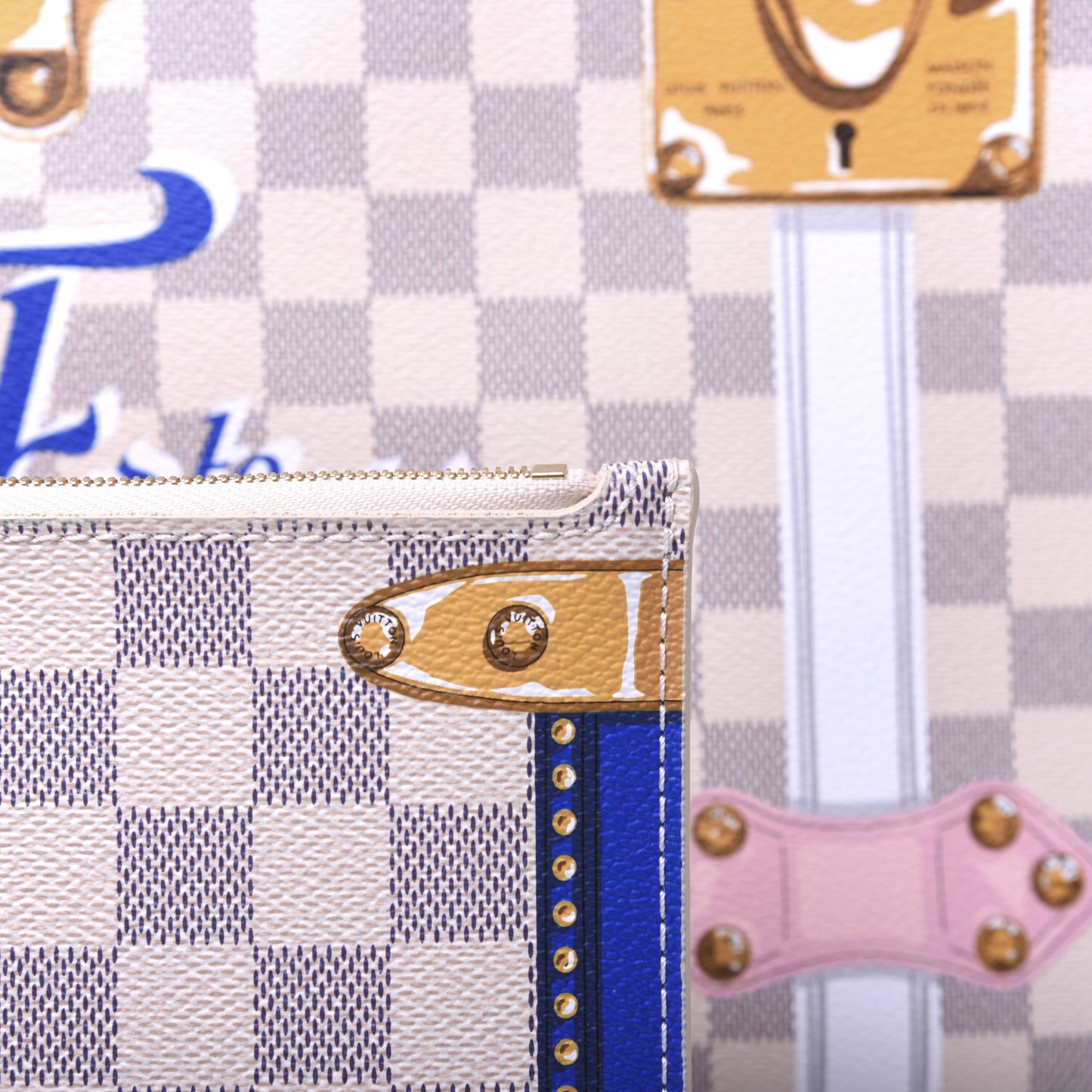 Damier Azur Summer Trunks Forte Dei Marmi Neo Neverfull MM