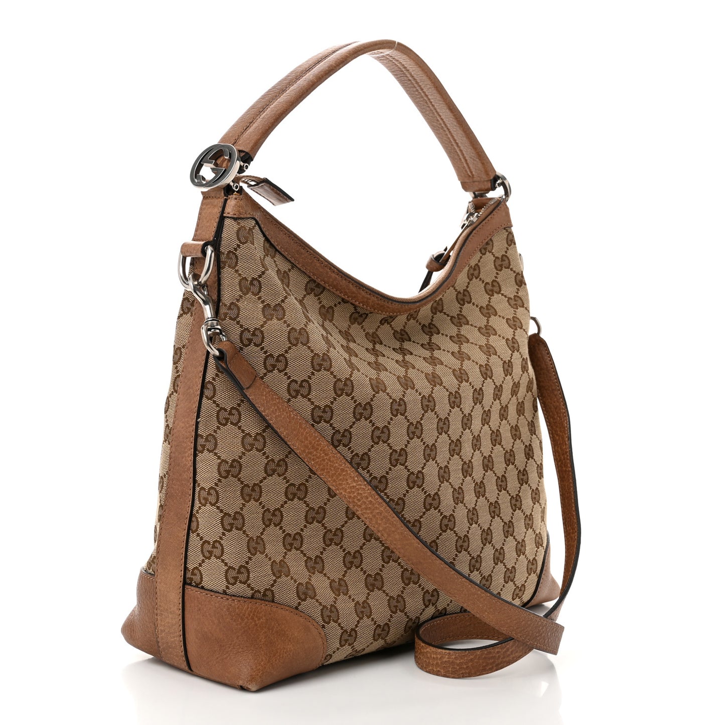 Monogram Old Libeccio Small Miss GG Hobo Beige Ebony Light Brown