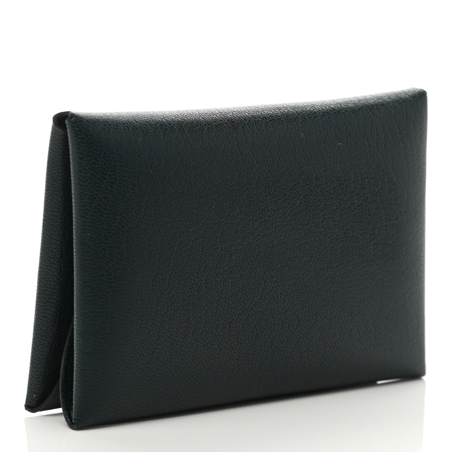 Hermes Chevre Mysore Calvi Duo Card Case Vert Cypress 3 of 7