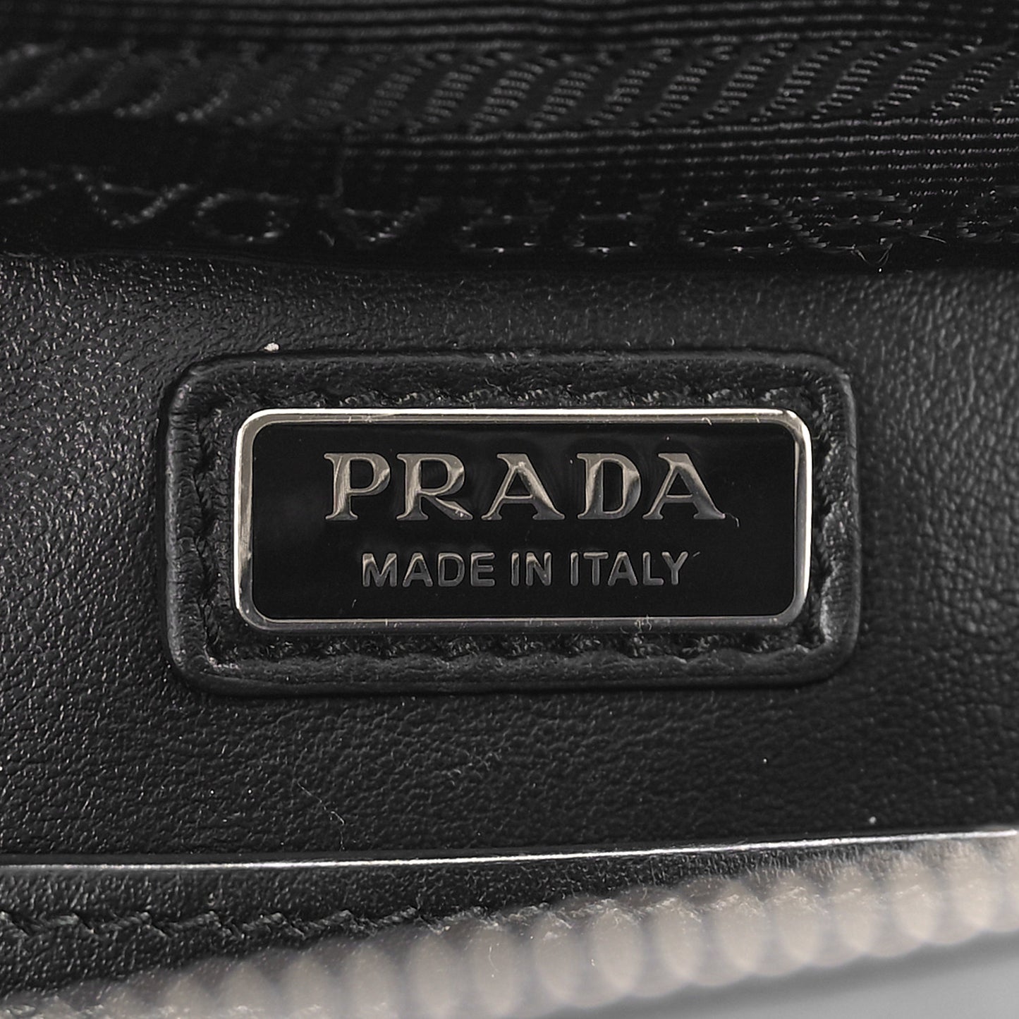 Saffiano Travel Medium Brique Crossbody Bag Black