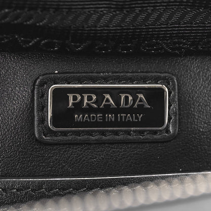 Prada Saffiano Travel Medium Brique Crossbody Bag Black 5 of 8