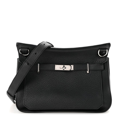 Hermes Taurillon Clemence Jypsiere 28 Black 1 of 9