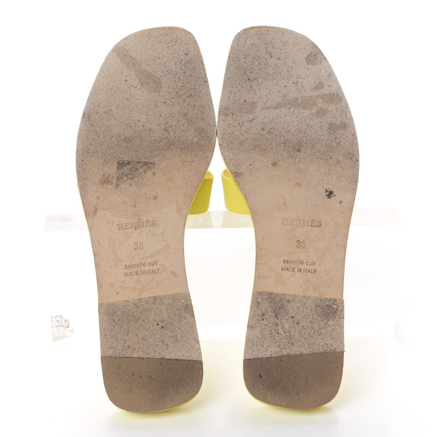 Epsom Oran Sandals 38 Jaune Pollen