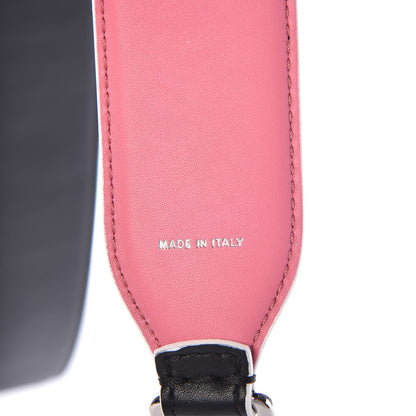 Fendi Vitello Dolce Fun Fair Metal Studded Strap You Black Multicolor 5 of 6