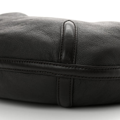 Bottega Veneta Calfskin Shearling Aviator Mini Jodie Dark Brown Fondant 10 of 10