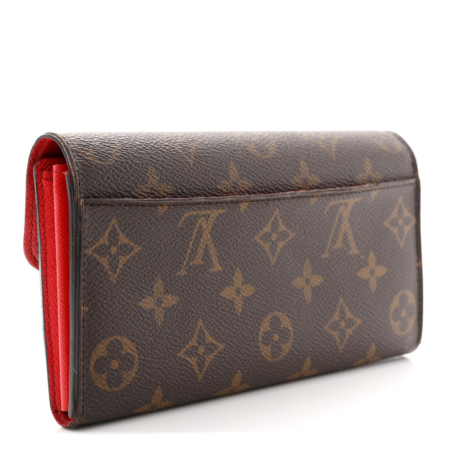 Louis Vuitton Monogram Sarah Wallet NM Coquelicot 3 of 8